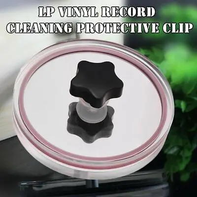 Kaufen Label Saver Record Cleaner Vinyl Cleaning Protector Covers Clamp Clip CarK8 • 20.69€