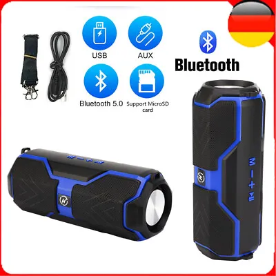 Kaufen 20W Tragbarer Wireless Bluetooth Lautsprecher Subwoofer SD Musicbox Stereo NEU • 17.98€