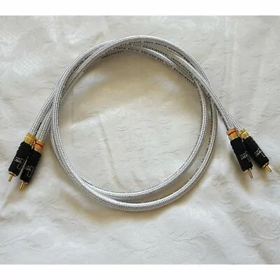 Kaufen QED 55PF Silber Versilbert OCC Kupfer RCA Interconnect Kabel Mit WBT Stecker • 33.20€