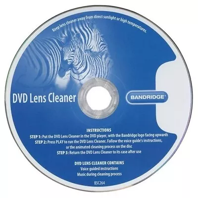 Kaufen Bandridge BSC 264  DVD-Laser-Reinigungs-DVD, Neu+Original Verpackt • 12.99€