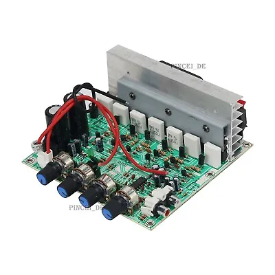 Kaufen 3 Channel 2.1 Amplifier Board 100Wx2+120Wx1 Subwoofer Amp Module Fan Cooling • 21.80€