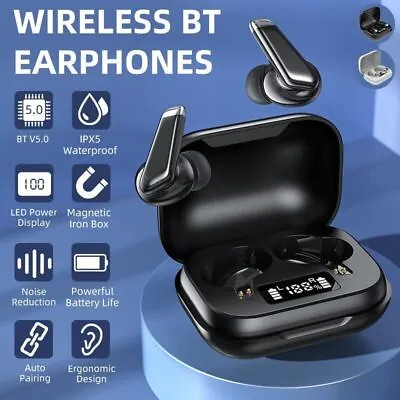 Kaufen Bluetooth 5.0 Kopfhörer In-Ear TWS Ohrhörer Headset Touch Control Mit Ladebox DE • 9.95€