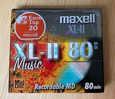 Kaufen Mini Disc Maxell XL-II MD 80 NEU, OVP, MD Recordable Minidisc Mini Disk Minidisk • 5€