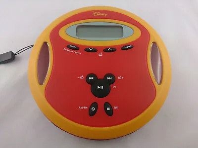 Kaufen Disney Medion MD2775 Discman Walkman Rot Gelb CD Spieler Zustand Gut • 59.90€