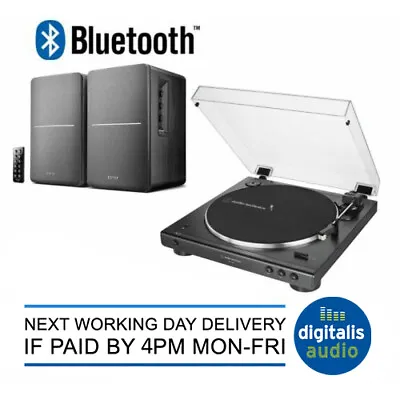 Kaufen Audio-Technica Bluetooth AT-LP60XBT Plattenspieler Und Edifier R1280DB Lautsprecher • 292.89€
