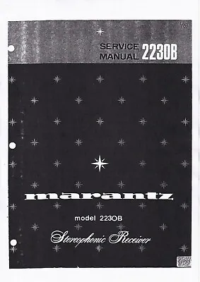 Kaufen Service Manual-Anleitung Für Marantz 2230 B • 12.50€