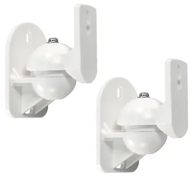 Kaufen 2x Lautsprecher Wandhalterung Halter Weiß Für MAGNAT Needle Alu Sat Boxen Halter • 15.90€
