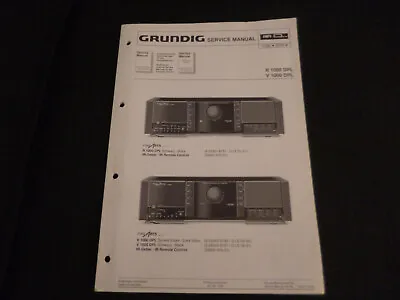 Kaufen Original Service Manual Schaltplan Grundig R1000DPL V1000DPL • 11.90€