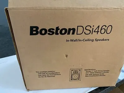 Kaufen 2 Stck. Boston Einbaulautsprecher Passiv DSI 460 Weß  • 149€