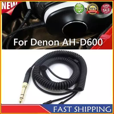 Kaufen Wired Headset Spring Audio Cable For Denon AH-D7100/D9200 HiFi Cord Accessories • 14.27€