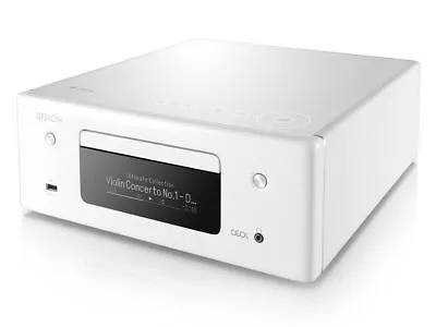 Kaufen DENON RCD-N10 Netzwerk-CD-Receiver HEOS Hi-Res Airplay2 Weiß AC100V Unbenutzt • 409.39€