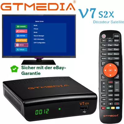 Kaufen Digitaler Sat TV Receiver FTA DVB-S2/S2X HDMI Satellitenreceiver FullHD USB WIFI • 14.99€