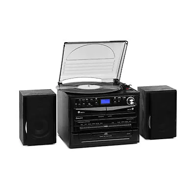 Kaufen *B-WARE* Stereoanlage DAB Digitalradio Plattenspieler Kassetten USB MP3 CD • 194.99€