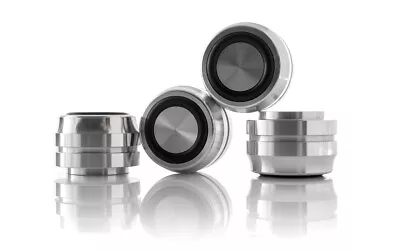 Kaufen Hifi Lab Alu Füße Massiv 33x22 Lautsprecher Geräte Füße Audio Absorber Silber 4x • 22.90€