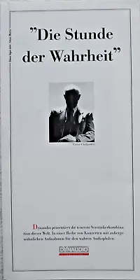 Kaufen Dynaudio Prospekt  2 Seiten  ,von 1993,arbiter,die Stunde Der Wahrheit • 9.92€