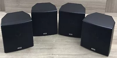 Kaufen 4x HECO Lautsprecher Boxen - Surround Center Speaker - Schwarz (Art. 130 4522) • 60€