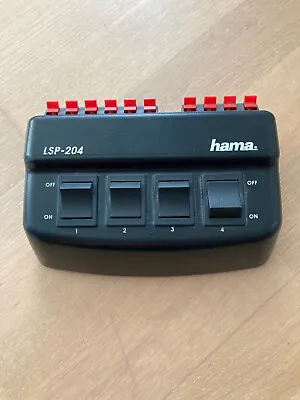 Kaufen Hama LSP-204 Lautsprecher Umschaltpult • 19€