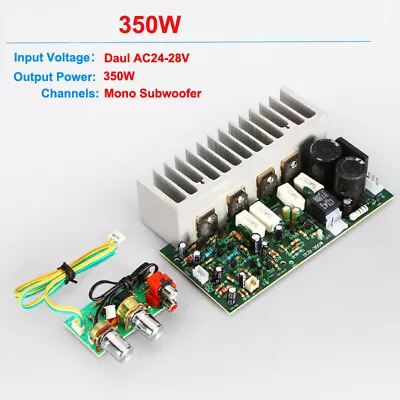 Kaufen 350W Power Subwoofer Mono-Verstärker Professionelle Verstärker Board Audio DIY • 32.78€