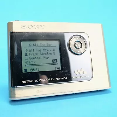 Kaufen Sony NW-HD1 20 GB Netzwerk Walkman Digital Musik Player Verpackt! Sehr Guter Zustand! Mit Dock • 144.10€