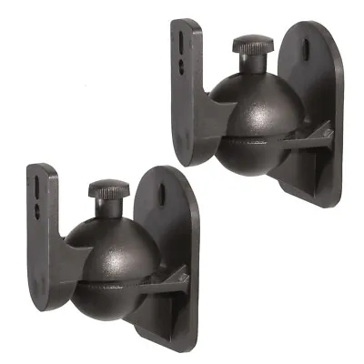 Kaufen 2x Wandhalter Für Lautsprecher Universal Wandhalterung Boxen Wand Halter Schwarz • 9.95€