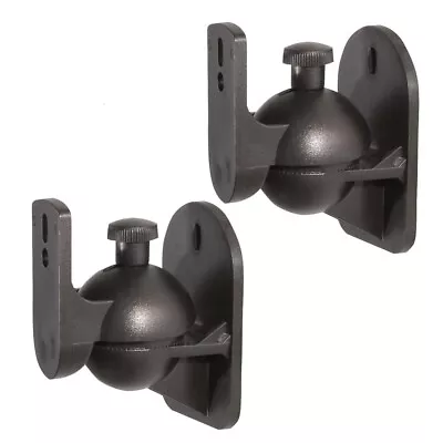 Kaufen 2x Wandhalter Für Lautsprecher Universal Wandhalterung Boxen Wand Halter Schwarz • 9.85€
