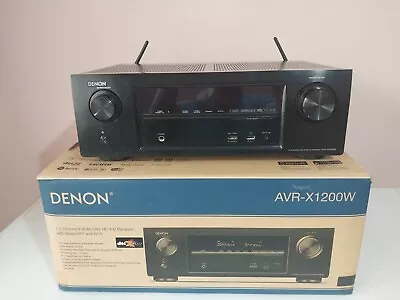 Kaufen Denon AVR-X1200W 7.2 AV Receiver  Dolby Atmos  145W.  OVP • 265€