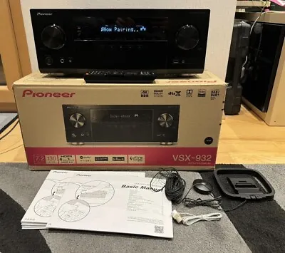 Kaufen Pioneer VSX-932 Schwarz AV-Receiver Dolby Atmos 7.2-Kanal 4K OVP Wie Neu • 249€
