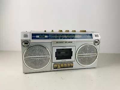Kaufen Sharp GF-4646 Stereo Radio Tape Recorder Ghettoblaster #IA177 • 90€