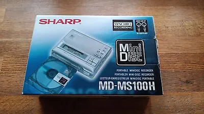 Kaufen Lettore Minidisc Portatile Sharp Model Md-ms100h Nuovo Mai Usato Brand New • 270€