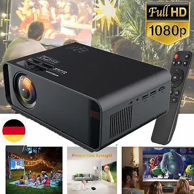 Kaufen 4K True Projektor 21000LM 5G/2.4G LED Beamer Full 1080p HD WiFi Multimediaplayer • 101.99€