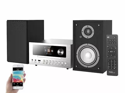 Kaufen Auvisio Micro  Stereoanlage Mit Webradio, DAB+, FM, CD, Bluetooth, USB, 100 W • 168€