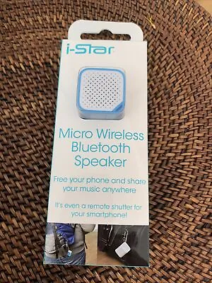 Kaufen NEU IStar Mini Welten Kleinster Bluetooth Lautsprecher Mit Selfie Und Fernbedienung • 11.72€