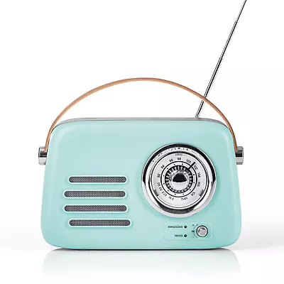 Kaufen Handy Lautsprecher Im 50er Retro Design Tragbare Musikbox Mit FM Radio USB AUX • 29.99€