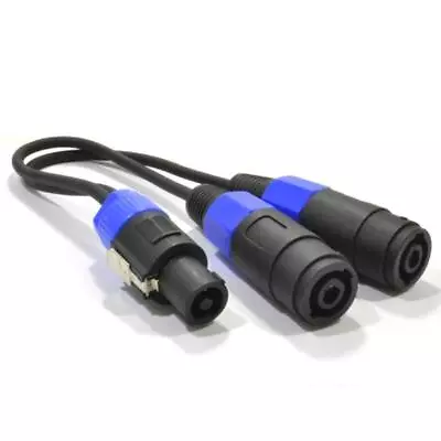 Kaufen PA-Splitterstecker-Kabel Für 2 Weibliche Lautsprecherkabel – Y-Splitter-Adapter • 9.45€