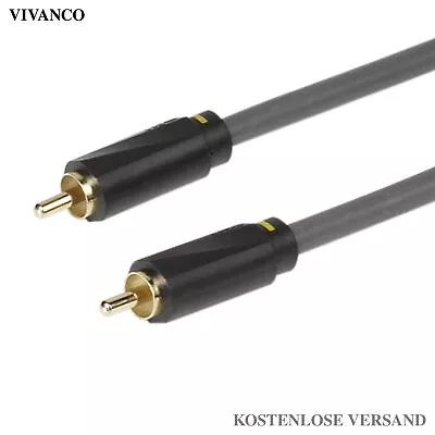 Kaufen VIVANCO Digital Coax Audio/Video-Verbindung, 0,75m • 10.99€