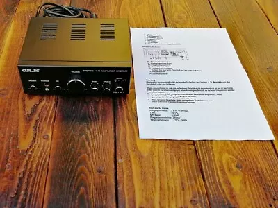 Kaufen Audio Power Amplifier Stereo HiFi System OR.M Mod. CS-PA1 X50W HI Speaker  • 65€