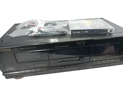 Kaufen Ariston WX-510 Stereo Doppel Twin Kassette Band Deck Abspielgerät Recorder Synchronisieren • 175.01€