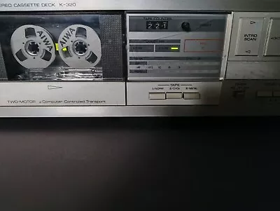 Kaufen Yamaha Kassettendeck K-320 Vintage 80er Titan, Silber Selten • 23.09€
