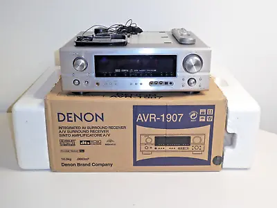 Kaufen Denon AVR-1907 Dolby Digital DTS 7.1 Receiver Silber In OVP, 2 Jahre Garantie • 299.99€