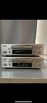 Kaufen Denon DRR-F100 Stereo Kassettendeck Und DMD-F100 Mini Disc Player Recorder • 256.04€