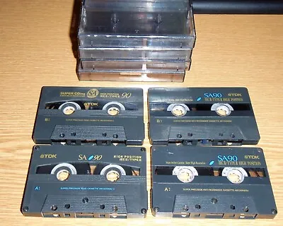 Kaufen 4 X TDK 90 MC Audio-Kassetten Gebraucht (Aufnahmemedium) 4/10 • 7€