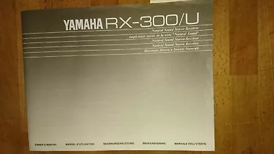 Kaufen Yamaha RX-300/U   Bedienungsanleitung Operating Instuctions Manual • 2€