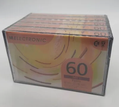 Kaufen NEU & OVP  5x 60 Min. Audiokassette Leerkassette  M ELECTRONIC Tape Kassette • 19.90€