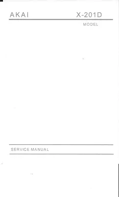 Kaufen Akai  Service Manual  Für X- 201 D Englisch Copy • 9.30€