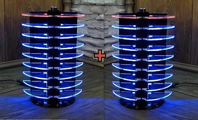 Kaufen 2 VU Meter Equalizer LED DJ Disco Lichter Blau Licht Effekte LM3914 LM3915 VIDEO • 34.72€