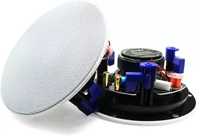 Kaufen Herdio 4 Zoll Deckenlautsprecher Wandmontage Lautsprecher Verstärker Wasserdicht • 98.22€