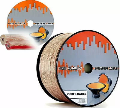 Kaufen Hifi Lautsprecherkabel 25/ 50 / 100 M Audio Boxen Kabel 2 X 0,75/1,5/2,5/4,0 Mm² • 11.50€