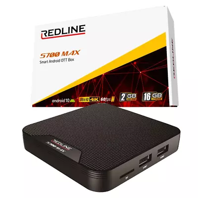Kaufen Redline S700 MAX OTT Media Player Android 10 H.265,2GB RAM 16GB Flash, Wlan, Sch • 49.90€
