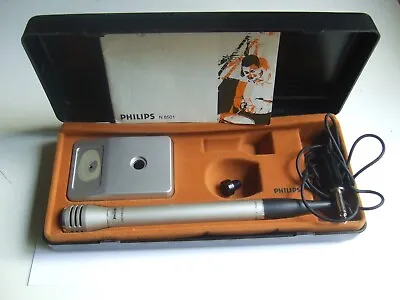 Kaufen Philips N8501 Electret Tischmikrofon Hifi Microphone Anleitung Box -STATIV FEHLT • 14€