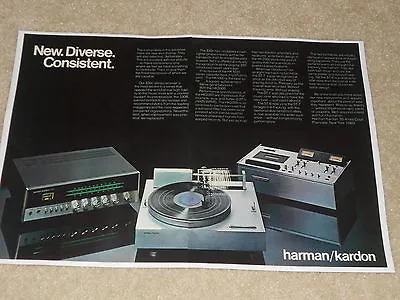 Kaufen Harman Kardon Ad, 1975,ST-6,7 Plattenspieler,330c Empfänger,HK2000 Kassette, • 8.88€